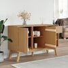 vidaXL Sideboard Brown Solid pine wood Medium Sideboard Rectangular