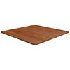 vidaXL Table Top Dark Brown Solid Oak Wood 27.6 x 27.6 in square Durable