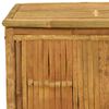 vidaXL Garden Storage Box Natural Bamboo Bamboo, Polyethylene
