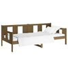 vidaXL Day Bed Honey Brown Solid Pine Wood Standard Twin