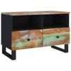 vidaXL TV Cabinet Multicolor Solid reclaimed wood, engineered wood, iron