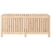 vidaXL Garden Storage Box Natural Wood Solid Pine Wood Large