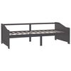 vidaXL Day Bed Dark Grey Solid Pinewood 35.4x78.7in