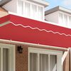 vidaXL Awning Valance Red 580 x 20 cm Canvas