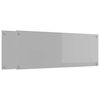 vidaXL Kitchen Backsplash 2 pcs Light Grey 43.31 x 15.75 in
