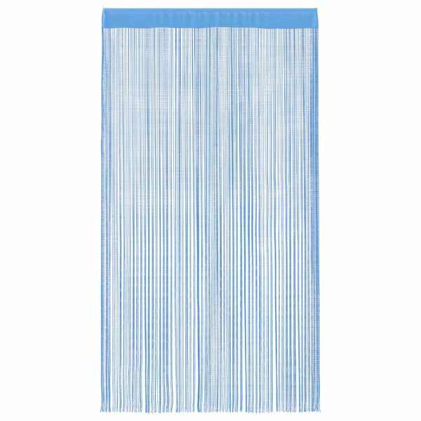 vidaXL String Curtains 2 pcs Light Blue 55.1x98.4"
