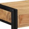 vidaXL Console Table Brown 35.43 x 12.99 x 29.53 in Solid Acacia Wood