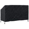vidaXL Garden Bench Cover Black 65" x 27.6" x 25.6" / 37" 420D fabric