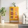 vidaXL Highboard Mustard Yellow Cold-rolled steel Standard