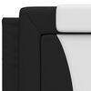 vidaXL Bed Black and White