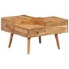 vidaXL Coffee Table Honey Solid Acacia wood Medium Coffee Table