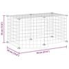 vidaXL Pet Cage Black Powder-coated steel Small Collapsible Pet Cage