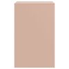 vidaXL Bedside Cabinet Pink Cold-rolled steel Small Bedside Cabinet
