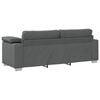 vidaXL Sofa Dark Grey 86.22 x 31.50 x 32.28 in Fabric