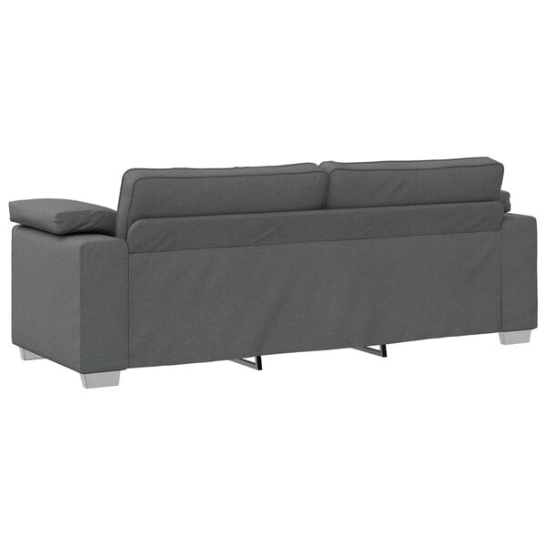 vidaXL Sofa Dark Grey 86.22 x 31.50 x 32.28 in Fabric