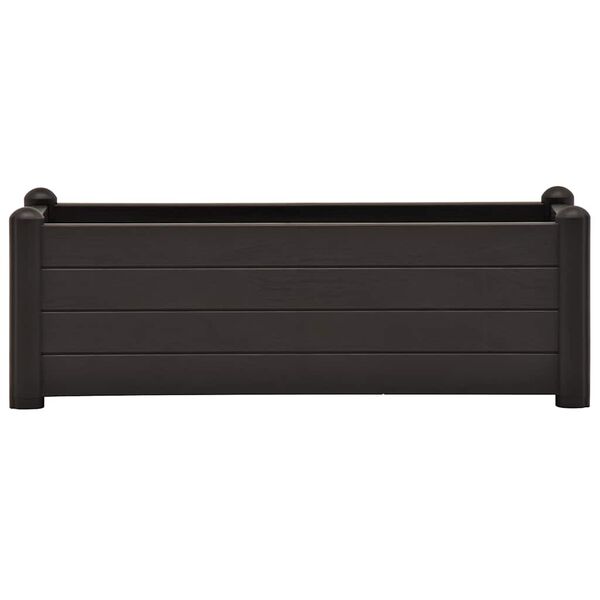 vidaXL Raised Bed Anthracite Polypropylene Large UV-resistant materials