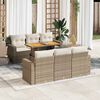 vidaXL Garden Sofa Set Beige