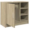 vidaXL Sink Cabinet Sonoma Oak Engineered Wood Small Sink Cabinet