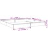 vidaXL Sandbox Honey brown Solid pine wood 78.7 x 78.7 in Expandable