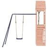 vidaXL Outdoor Playset Natural wood and Blue
