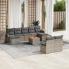 vidaXL Garden Sofa Set Grey