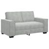 vidaXL Sofa 3 pcs Light Grey Linen-blend Fabric