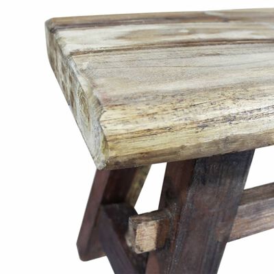 vidaXL Bench Solid Reclaimed Wood 39.4"x11"x16.9"