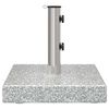vidaXL Parasol Base Grey 16.14 x 16.14 x 14.57 in Granite