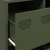 vidaXL Sideboard Olive Green Cold-rolled Steel Medium Sideboard