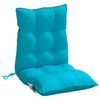 vidaXL Lowback Chair Cushion Set of 2 Turquoise
