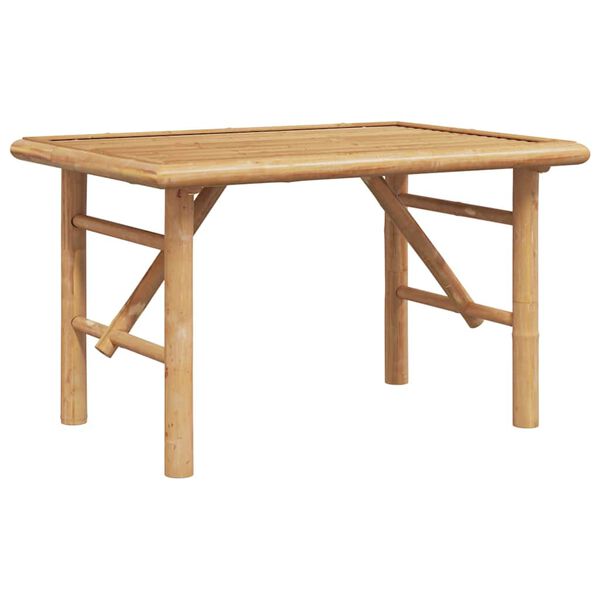 vidaXL Coffee Table Brown 27.6" x 15.7" x 14.2" bamboo