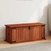 vidaXL Storage Chest Brown Solid acacia wood, MDF 31.1 x 13.4 x 12.6 in