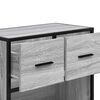 vidaXL Bedside Cabinet Gray Sonoma Engineered wood Medium