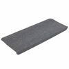 vidaXL Stair Mat Set of 15 Grey