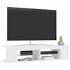 vidaXL TV Cabinet White Engineered wood 53.1 in TV Cabinet Rectangular