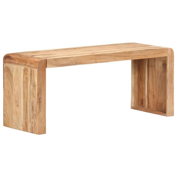 vidaXL Bench Natural Solid Acacia wood Medium Durable Bench