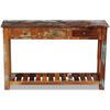 vidaXL Console Table Multicolor Reclaimed wood Large Console Table