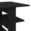 vidaXL Coffee Table Black Oak 40.16 x 21.65 x 16.54 in Engineered Wood