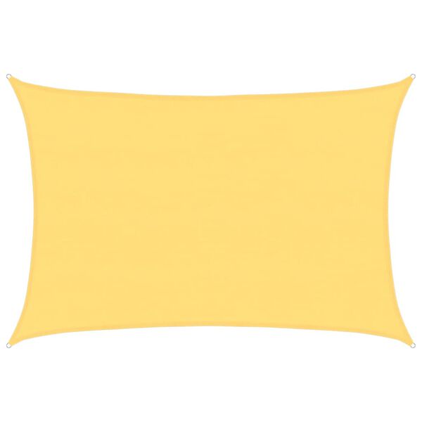 vidaXL Sunshade Sail 1.75 oz/ft² Beige 16.4x19.7' HDPE