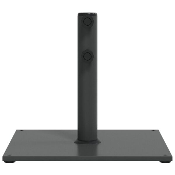 vidaXL Umbrella Base Dark Grey Steel, Iron Medium Heavy Weight Endurance