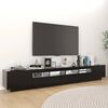 vidaXL TV Cabinet Black Engineered wood Standard TV Cabinet