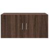 vidaXL Wall Cabinet Brown Oak Engineered Wood Medium Cabinet