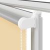 vidaXL Roller Blind Beige Polyester, Aluminum 47.2x90.6 in