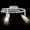 vidaXL Ceiling Spotlight Matt nickel 25 x 24 x 12 cm Steel