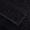 vidaXL Hand Towel Set of 10 Black 100% Cotton 19.7 x 39.4 in