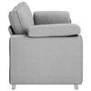 vidaXL Sofa Cloud Grey 86.22 x 30.31 x 32.28 in Fabric