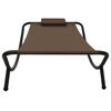 vidaXL Patio Bed Brown 200 x 35.4 " Steel