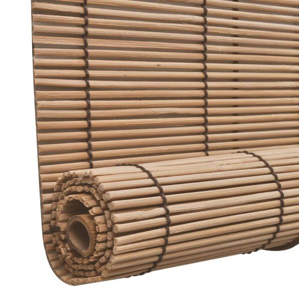 vidaXL Roller Blind Bamboo 31.5"x86.6" Brown
