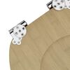 vidaXL WC Toilet Seats 2 pcs with Soft Close Lids MDF Bamboo Design (2x143926)