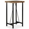 vidaXL Bar Table Multicolored with black legs Reclaimed wood and steel